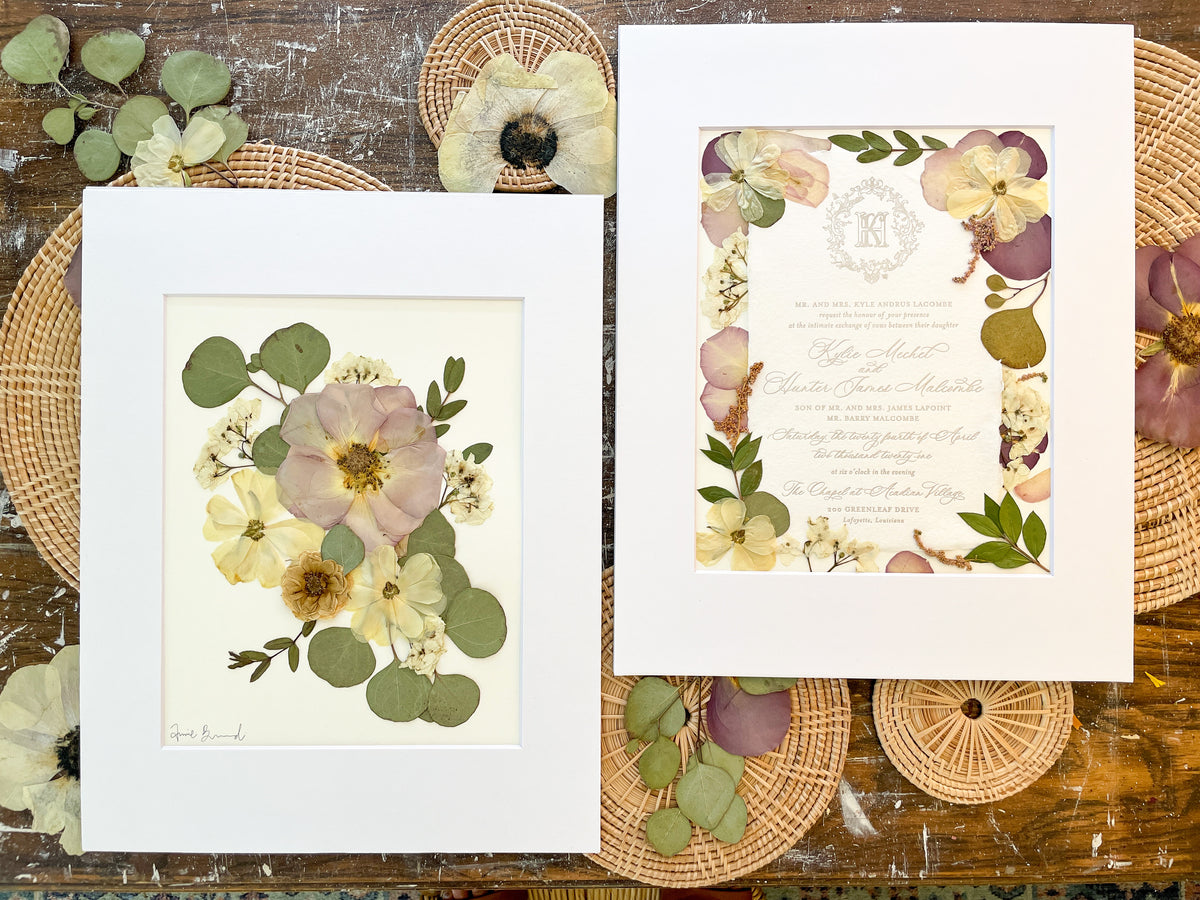 Bridal Invitation Paper Press - 11 x 14 – Petal Press Decor