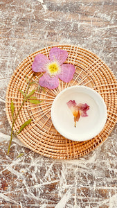 Jewelry Dish with Custom Pressed Florals