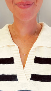 Tiny Oval Necklace
