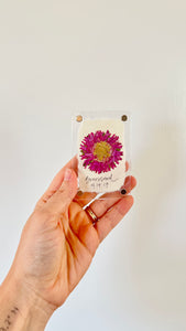 Floral Mini Magnet- Single Flower