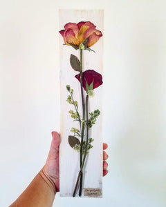 Funeral Flowers WITH personalization- Medium- 3.5" x 15"