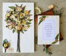 Bridal Bouquet WITH Personalization & Invitation Preservation Set