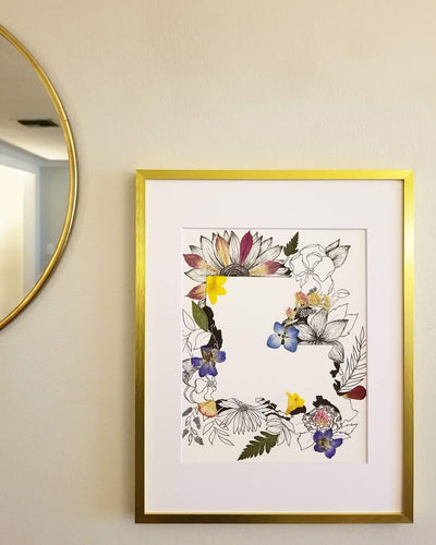 The Sketch Collection- Floral LA Outline