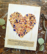 Heart Design with Petal Pieces