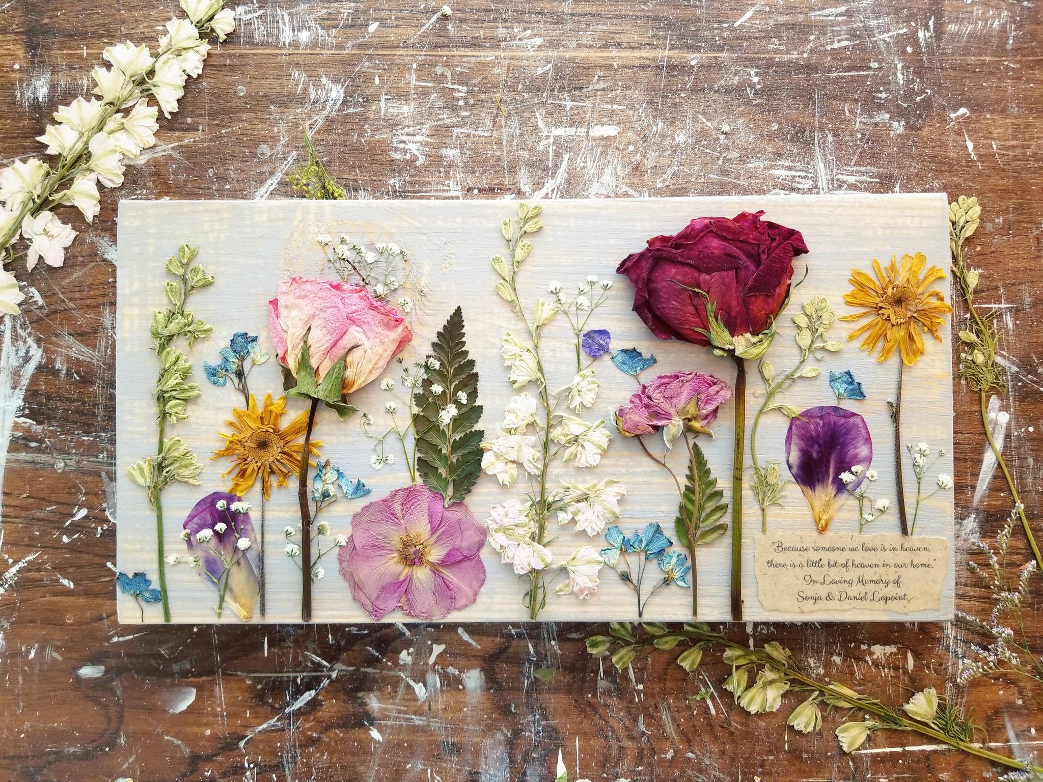 Wood and Metal Flower Press — Simple Beautiful Living