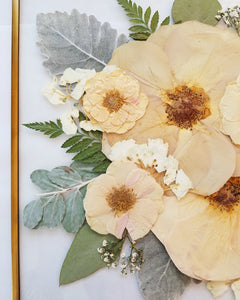 CUSTOM BOUQUET LAYOUT- Minimalist Collection- Choose Frame